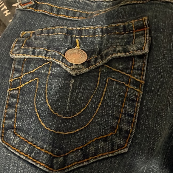 GUC Vintage True Religion Boot Cut Jeans - Picture 7 of 11